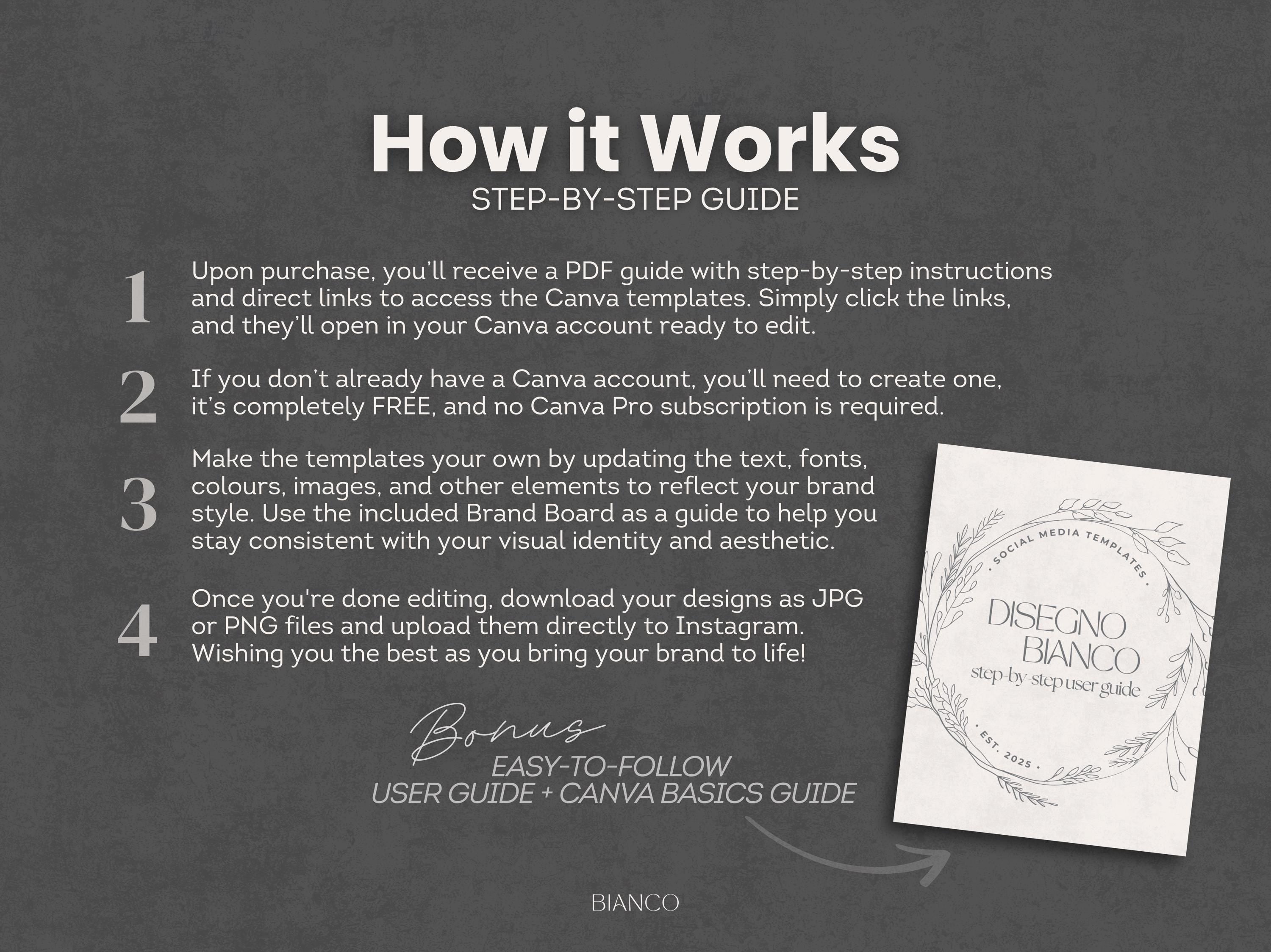 1400+ Instagram Templates in B&W