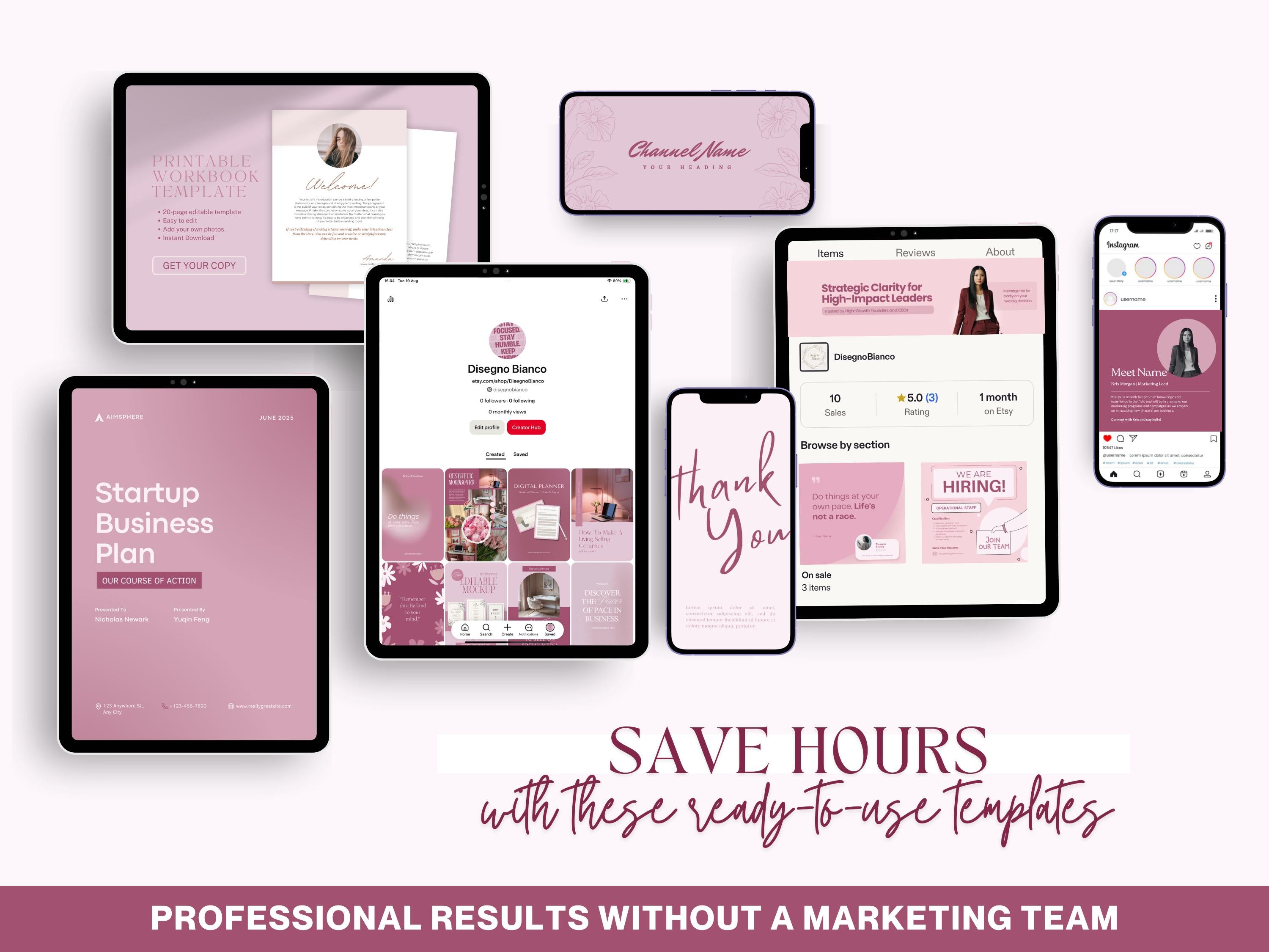 Raspberry Inspired Branding Kit
