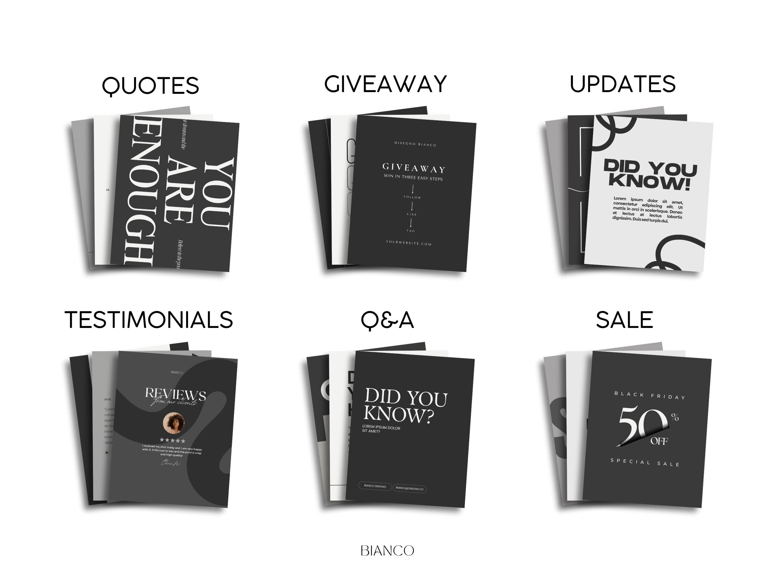 1400+ Instagram Templates in Neutral Tones