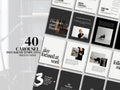 Viral Hook Carousel Templates | 40 Carousels