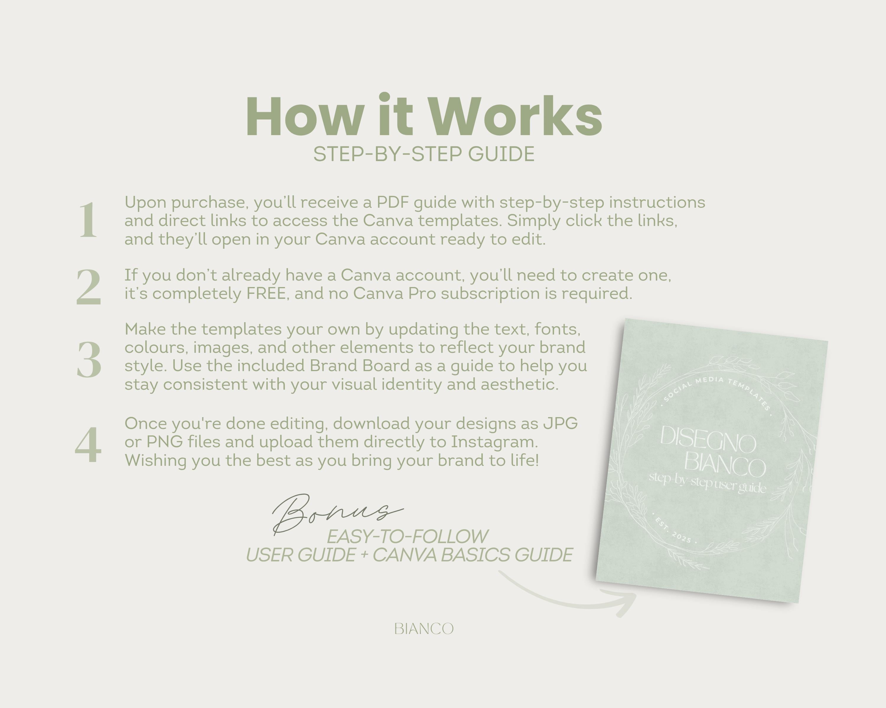 Matcha Instagram Template Pack | Yoga & Pilates Canva Edition