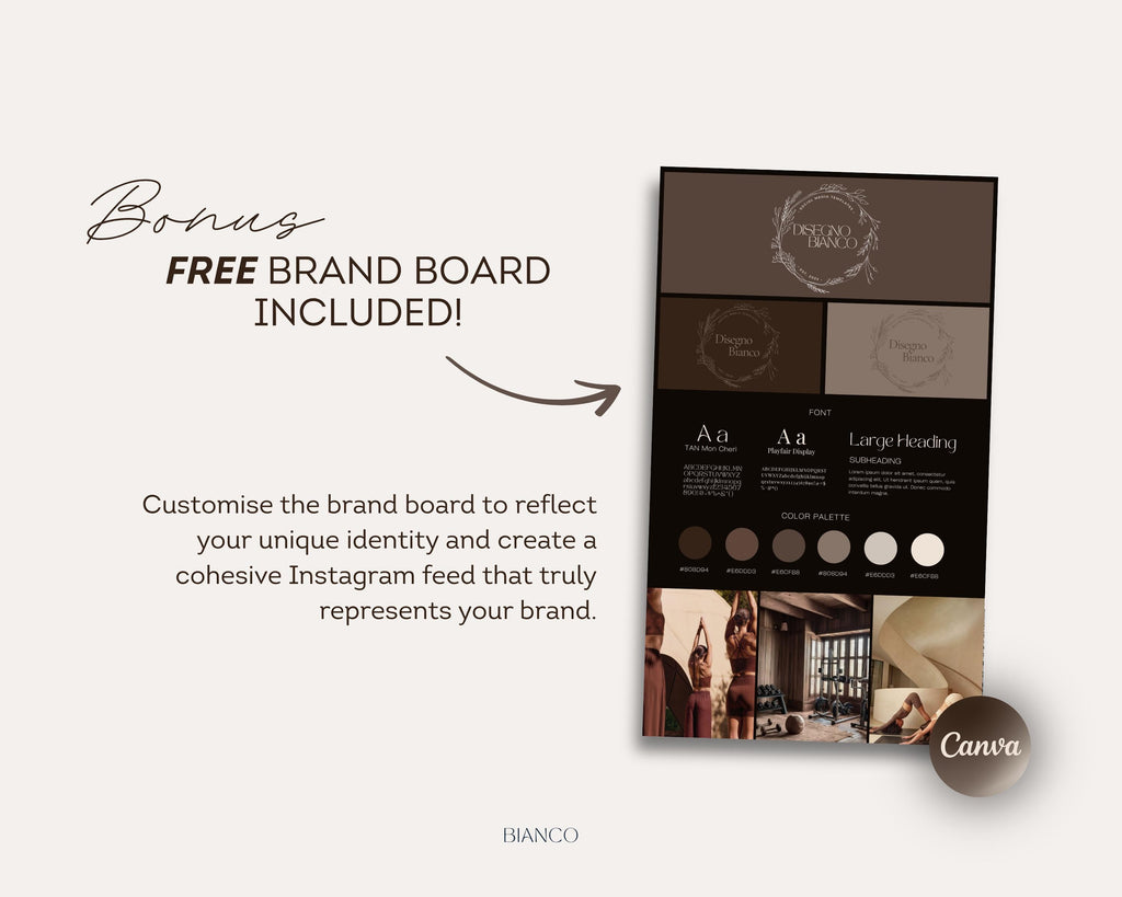 Espresso Instagram Template Pack | Yoga & Pilates Canva Posts