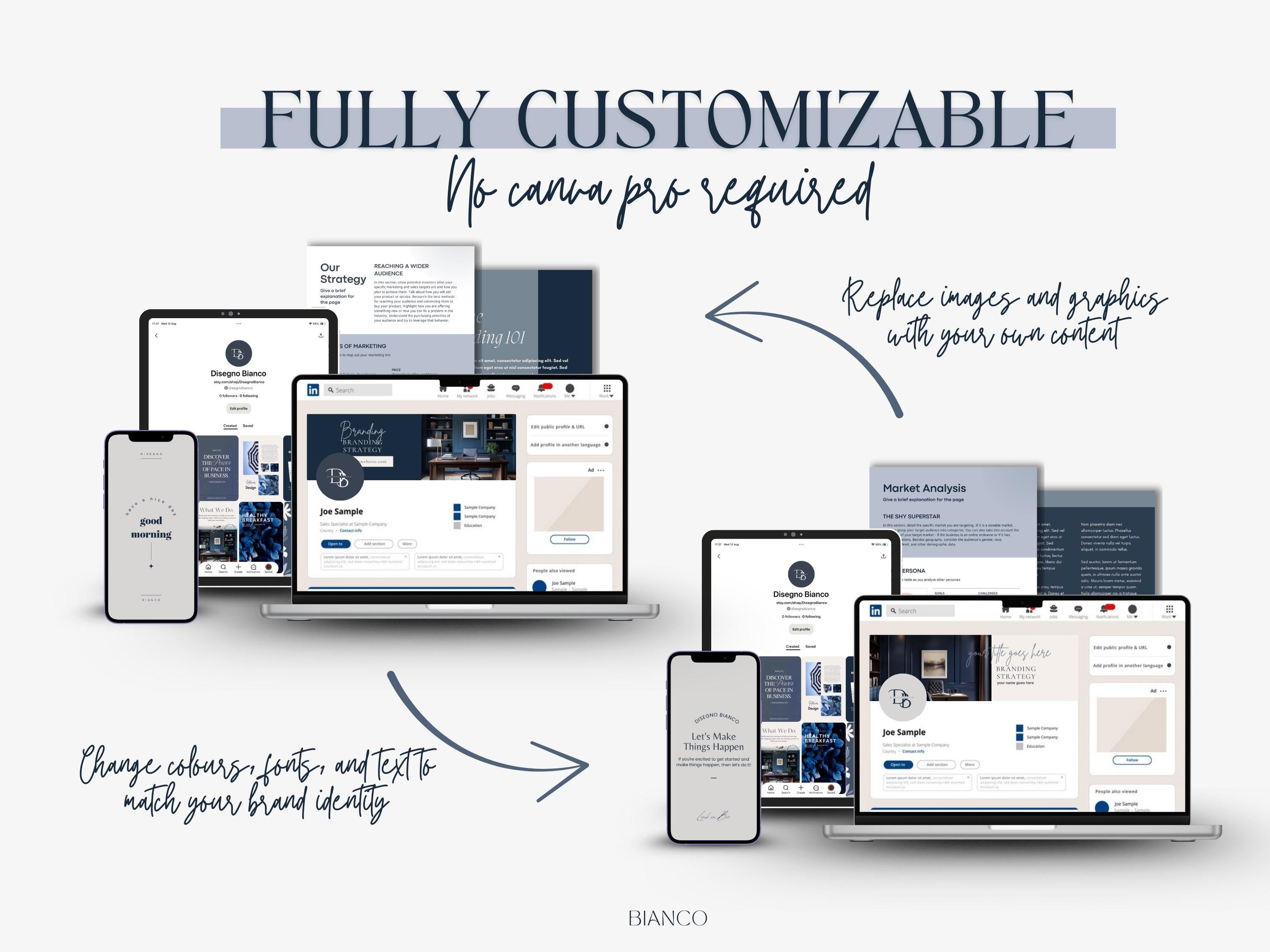 Powder Blue Inspired Branding Kit