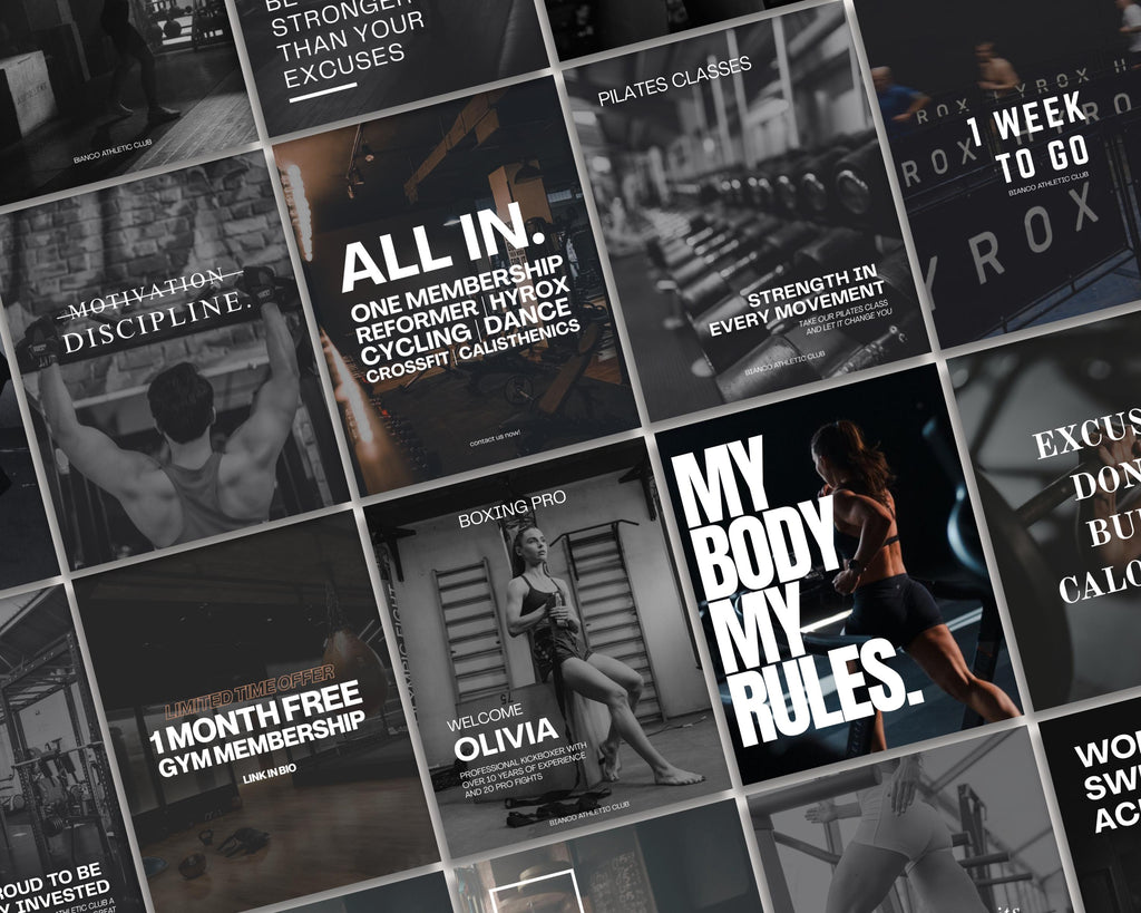 Gym Instagram Post Templates