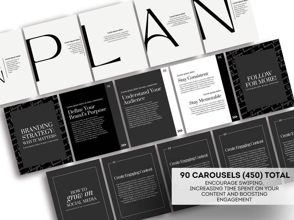 1400+ Instagram Templates in Neutral Tones