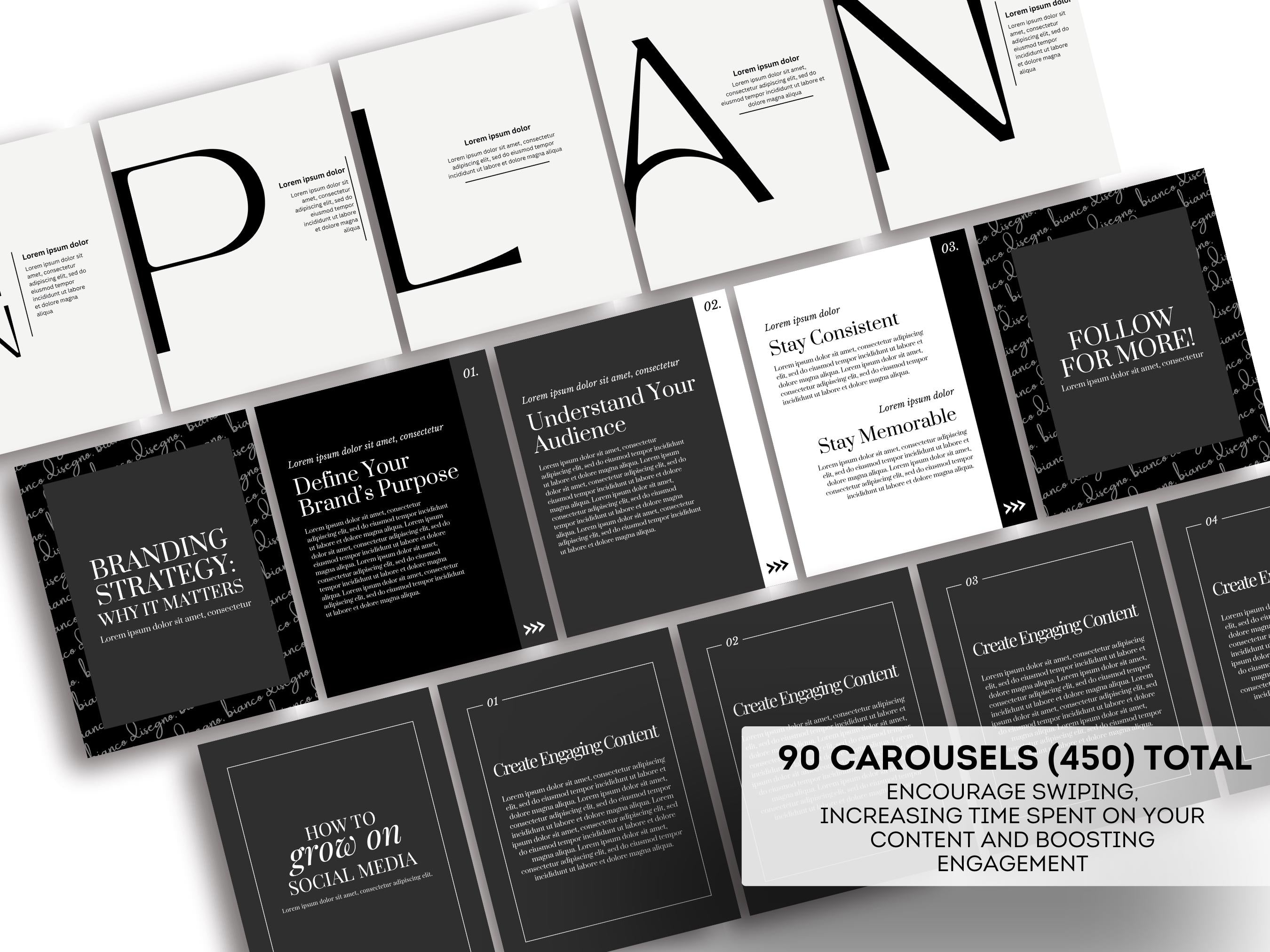 1400+ Instagram Templates in Neutral Tones