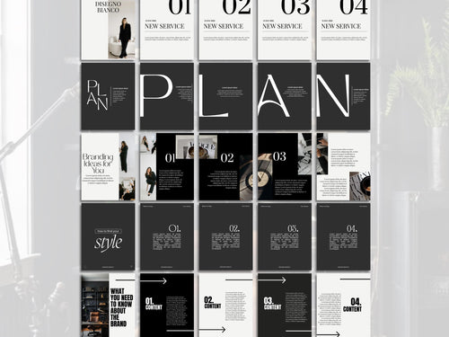 80 Instagram Carousel Template Bundle for Content Creators