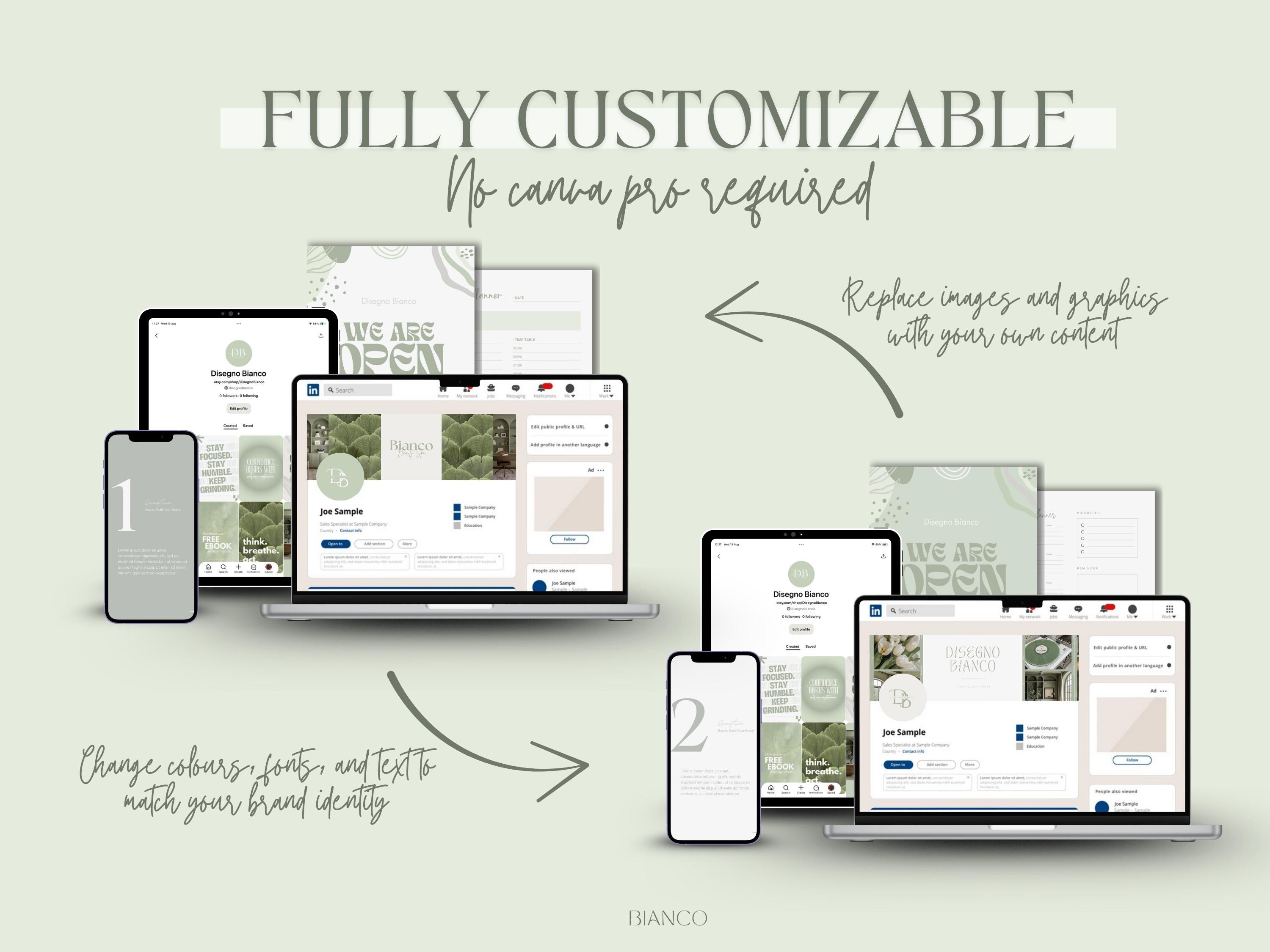 Matcha Inspired Branding Kit