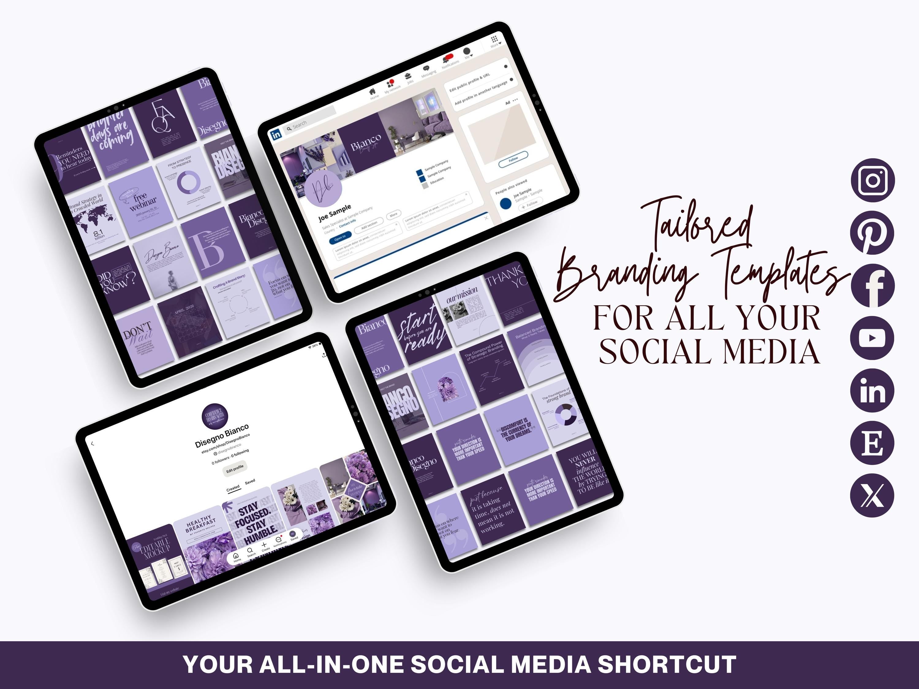 Lavendar Inspired Branding Kit