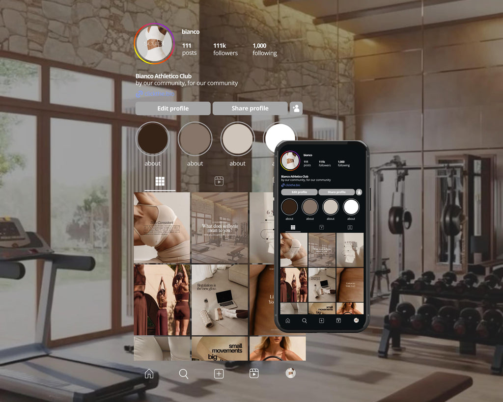 Espresso Instagram Template Pack | Yoga & Pilates Canva Posts