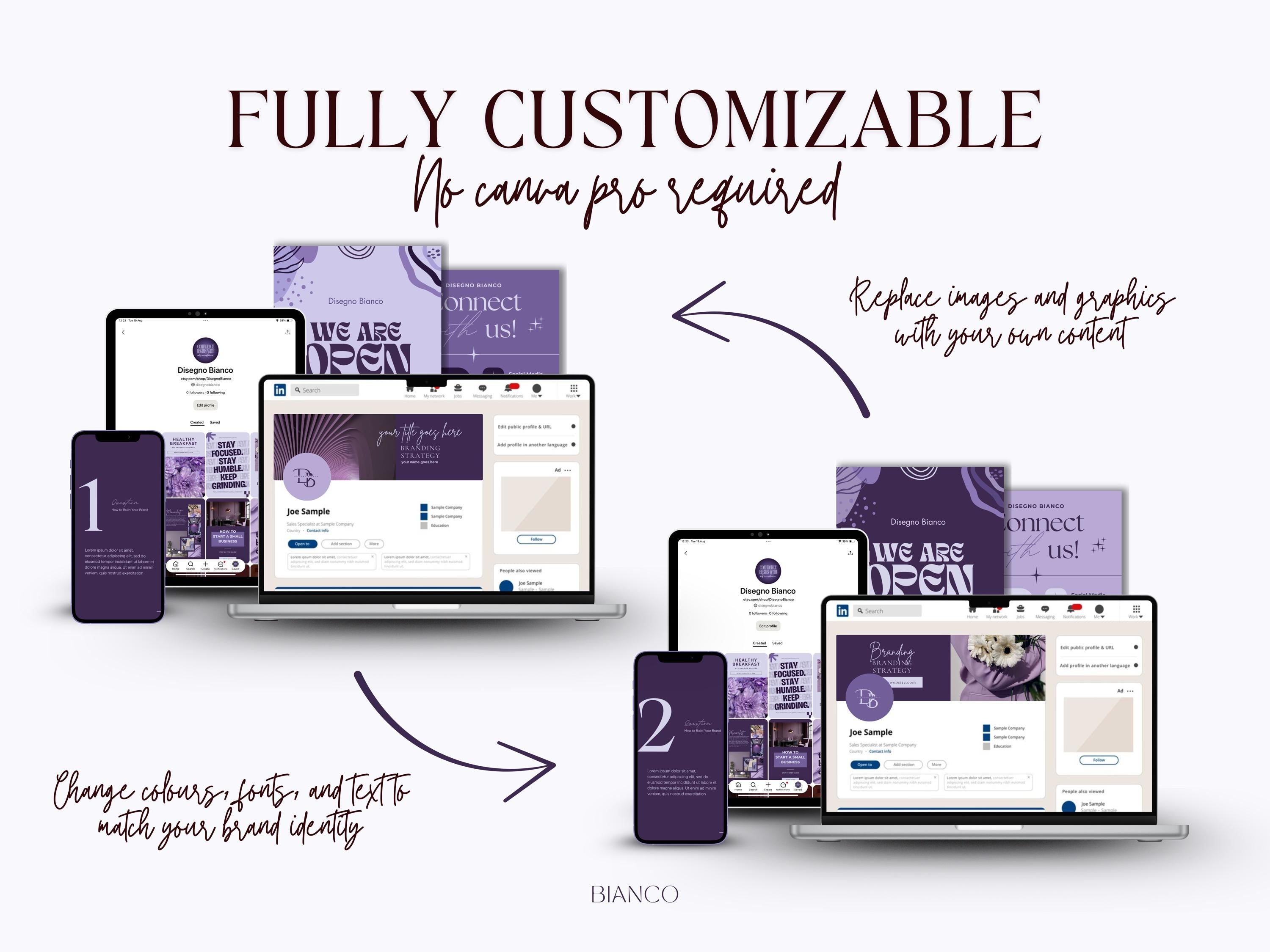 Lavendar Inspired Branding Kit