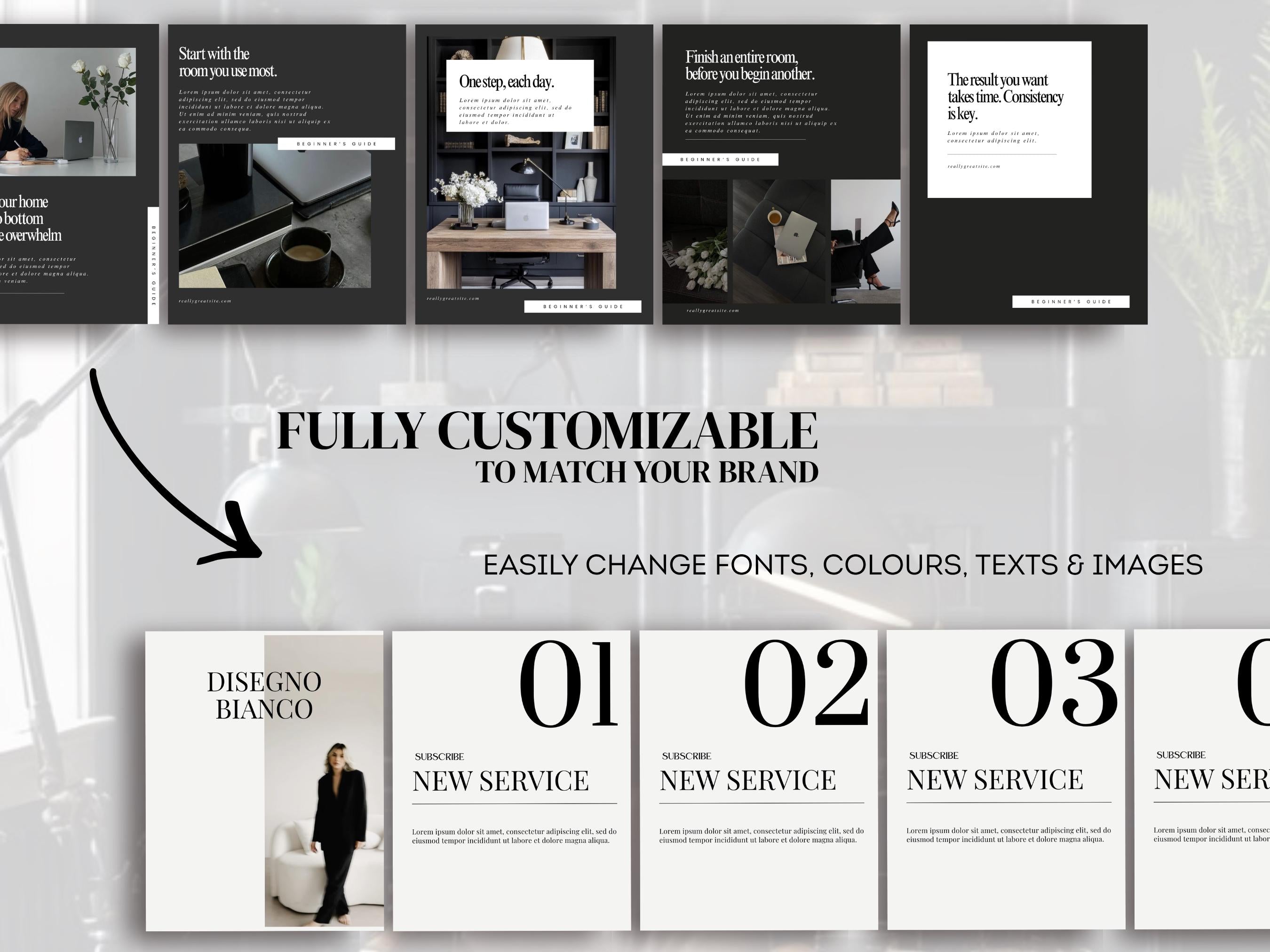 80 Instagram Carousel Template Bundle for Content Creators