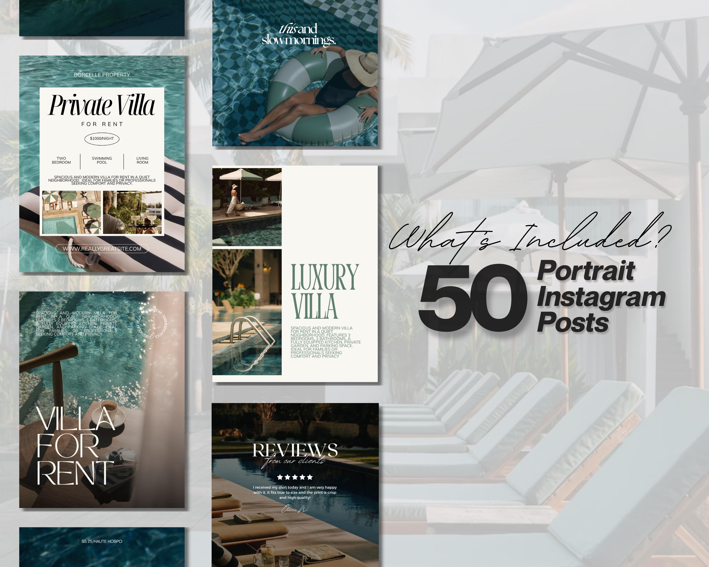 Airbnb Instagram Template Bundle