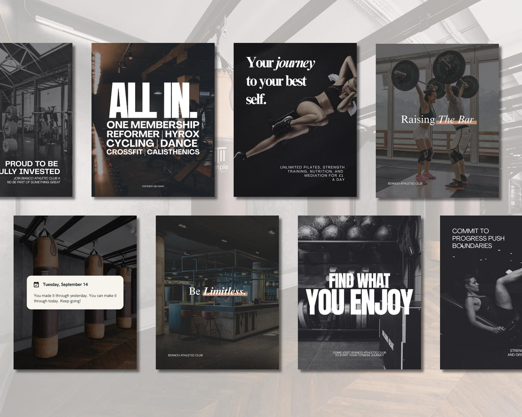 Gym Canva Templates