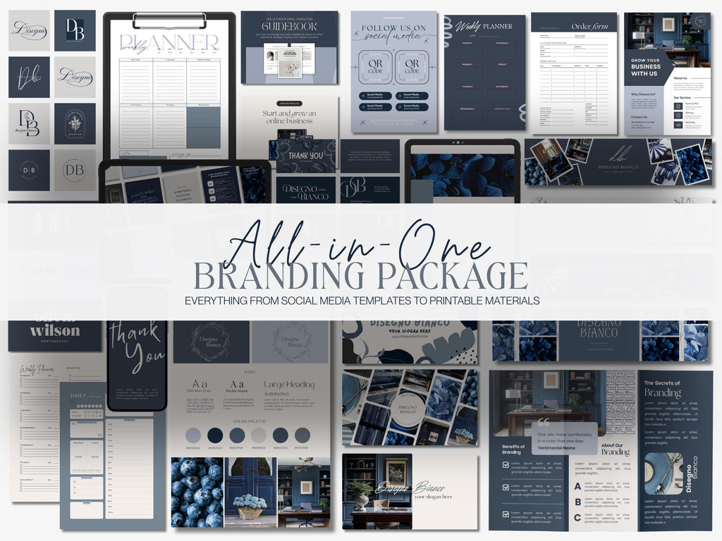 Powder Blue Inspired Branding Kit