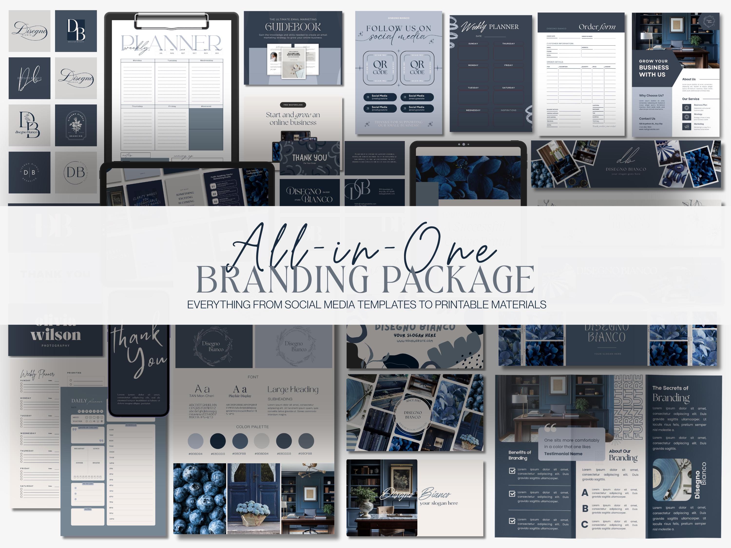 Powder Blue Inspired Branding Kit