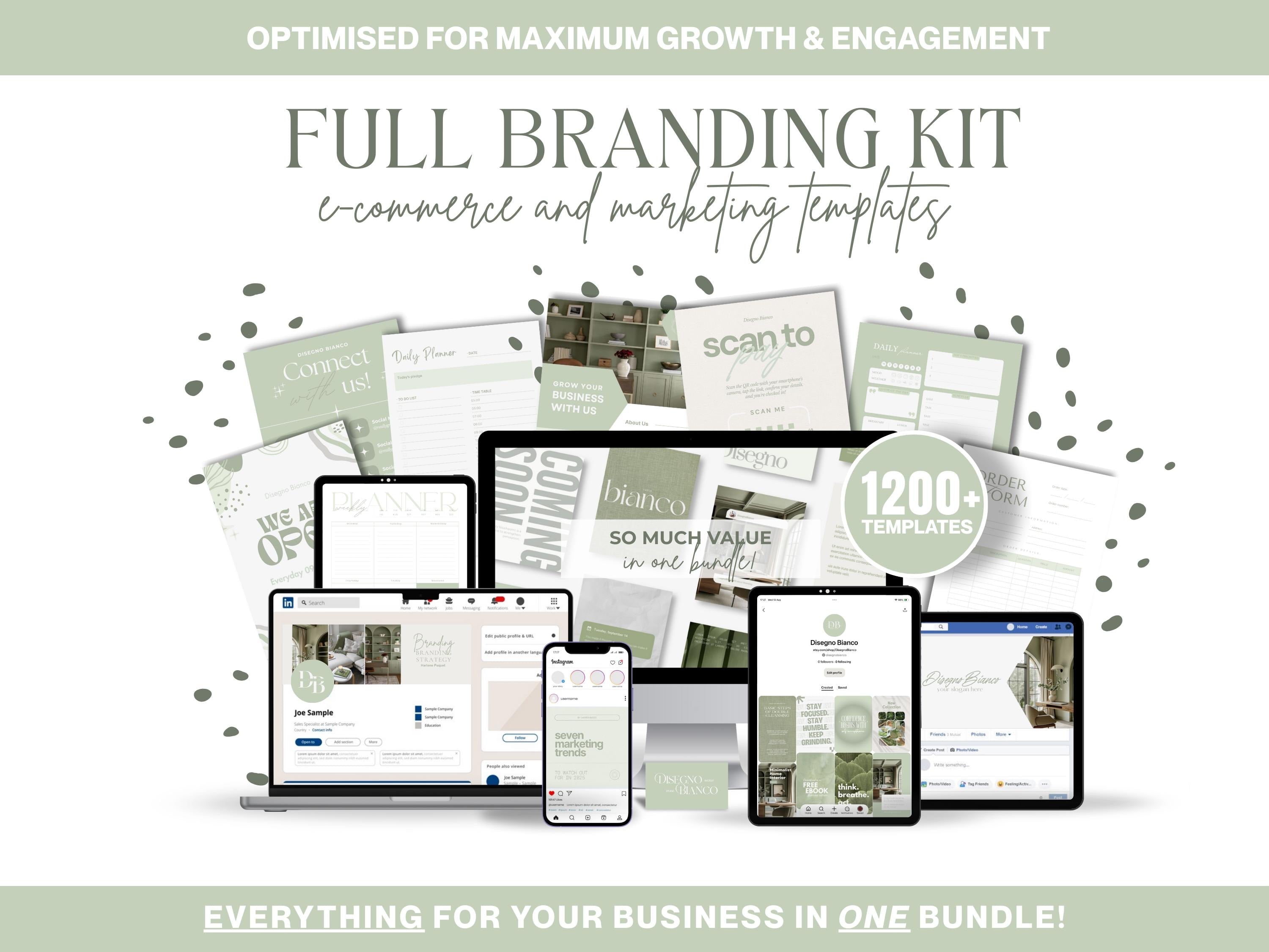 Matcha Inspired Branding Kit