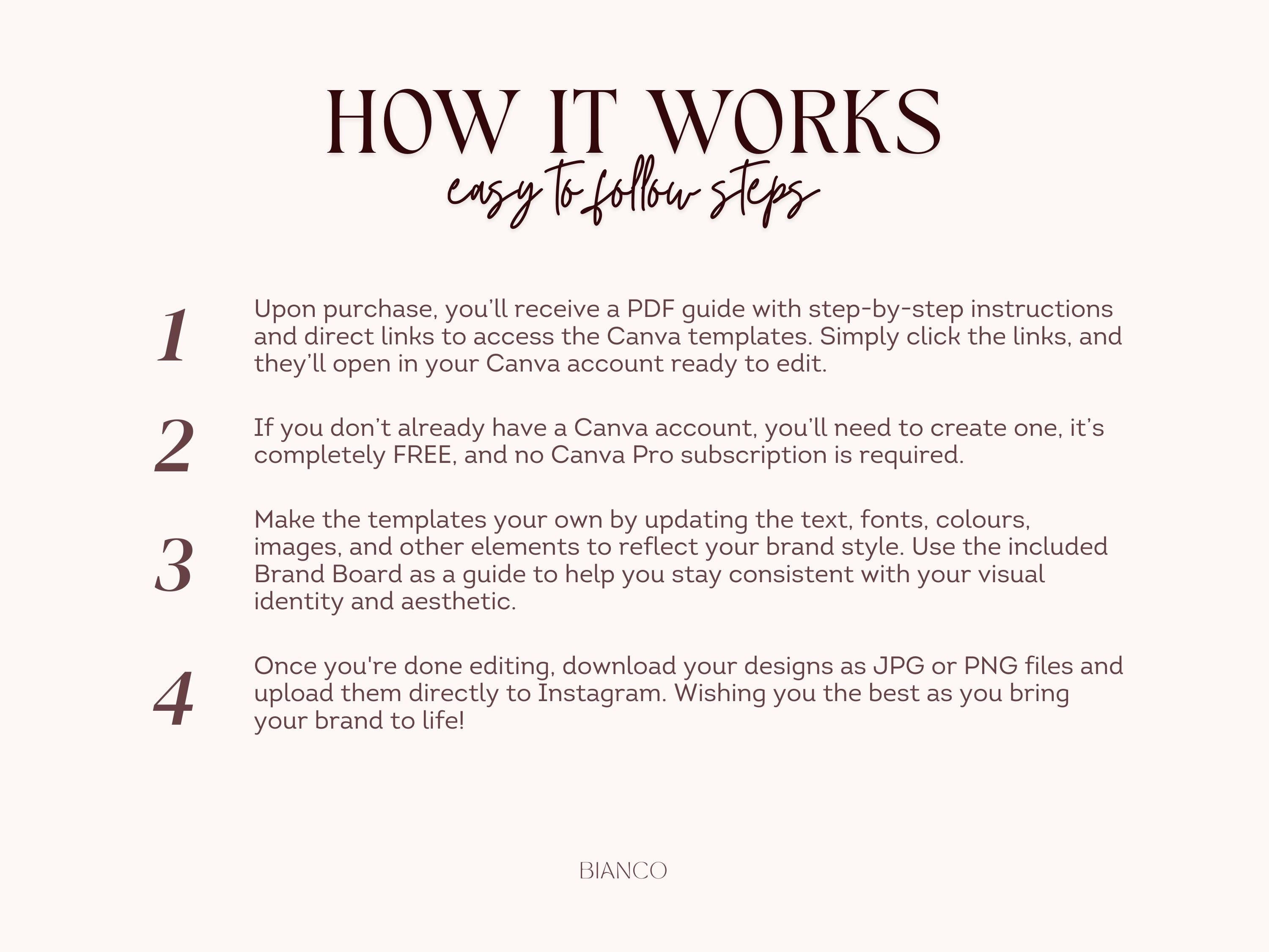 Burgundy Inspired Branding Kit