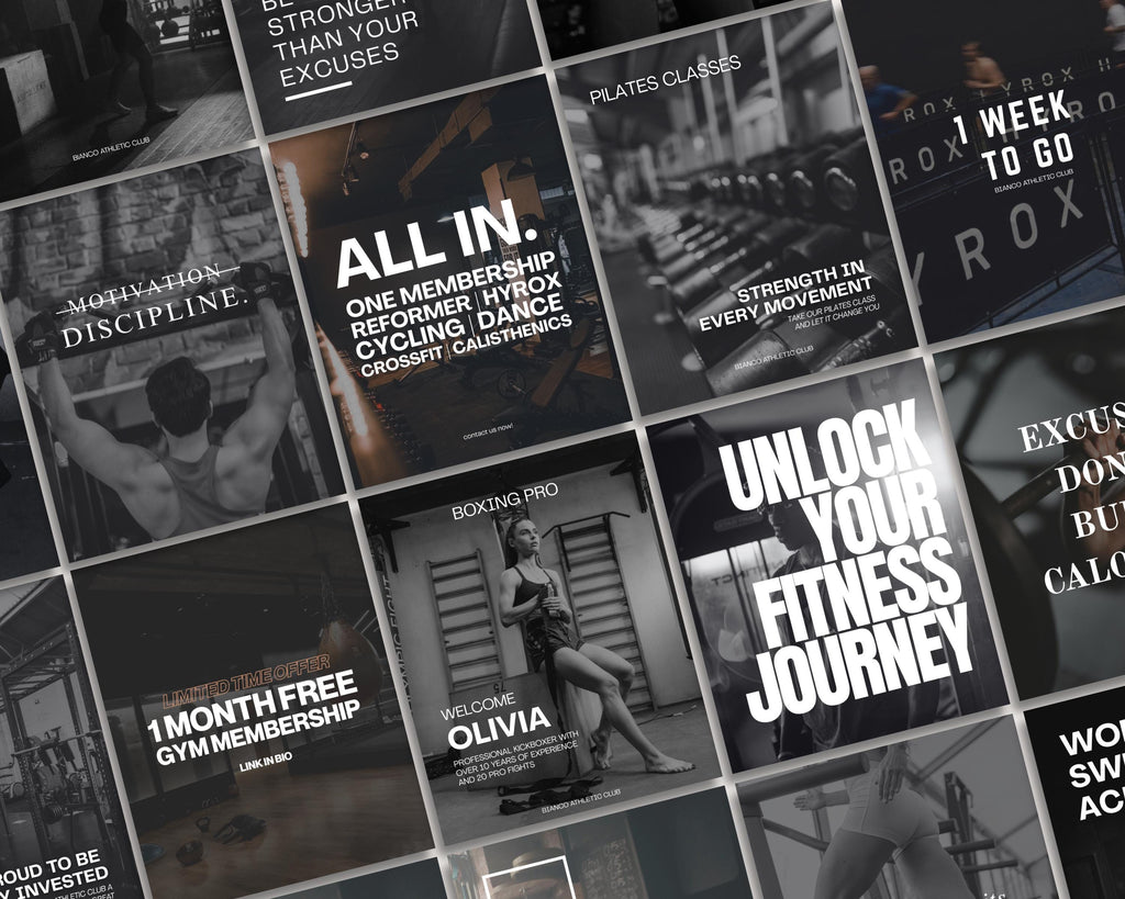 Gym Canva Templates
