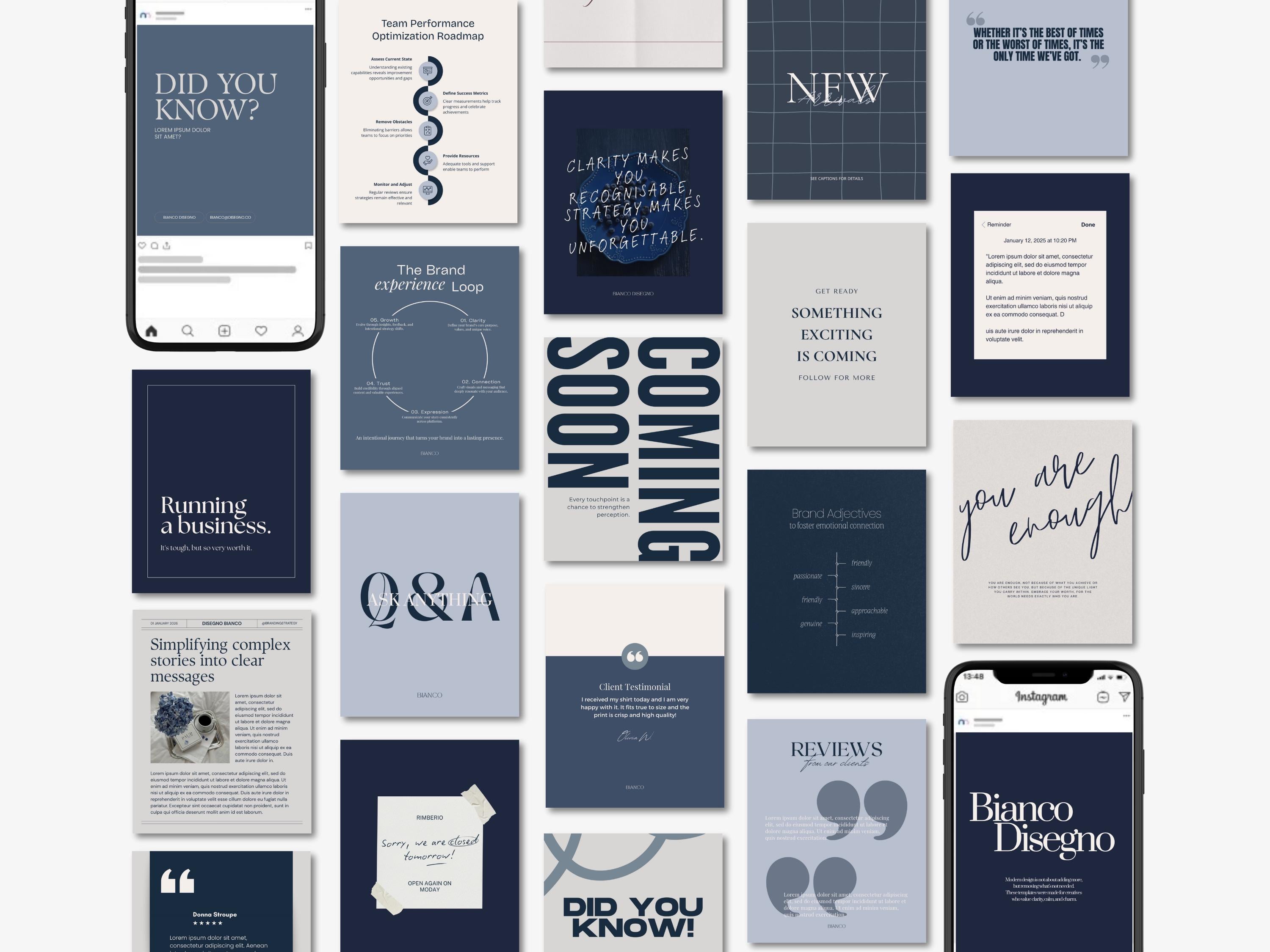 Powder Blue Inspired Branding Kit