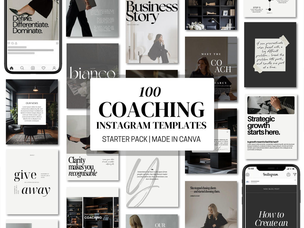 Coaching Instagram Canva Templates