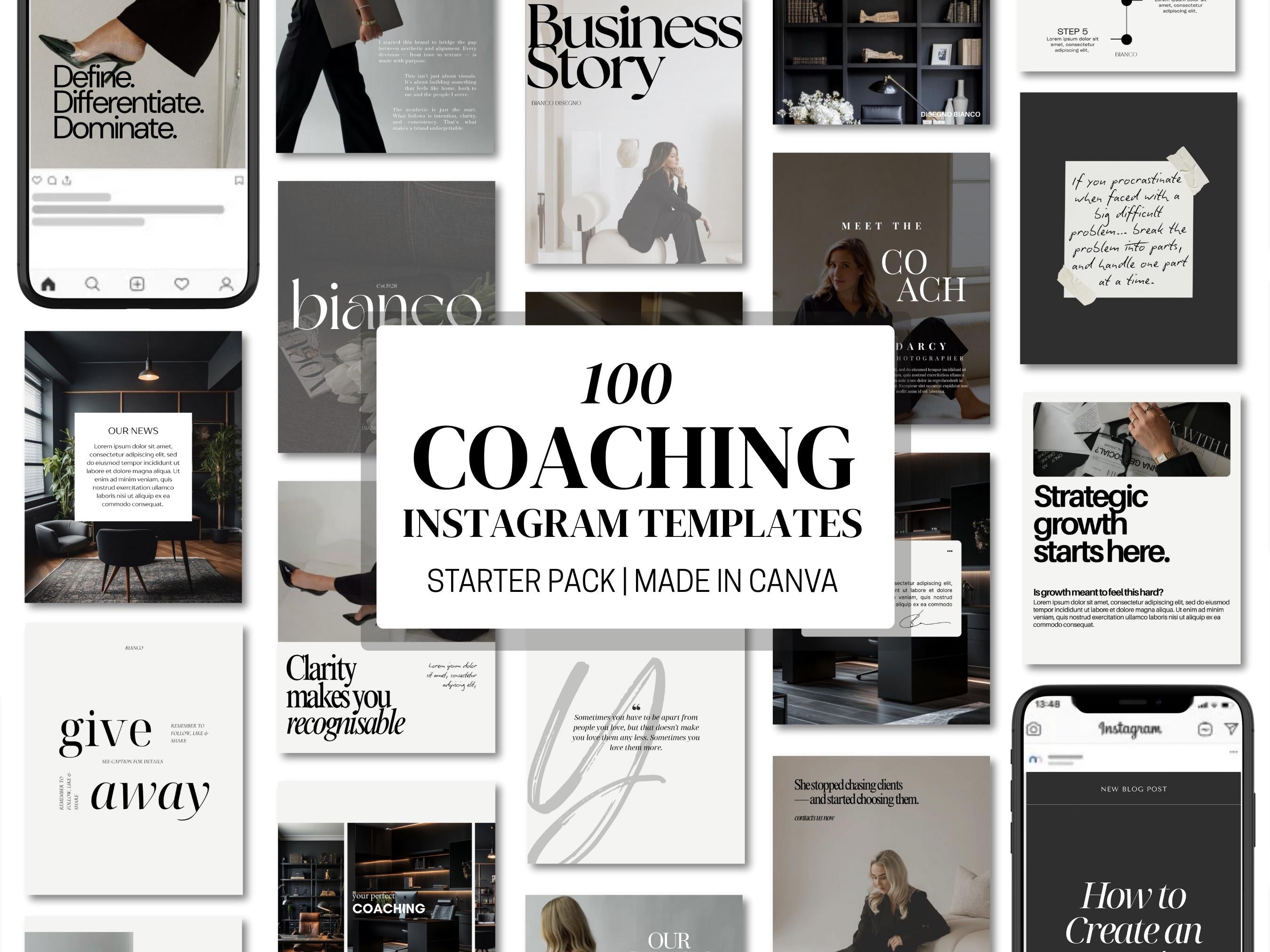 Coaching Instagram Canva Templates