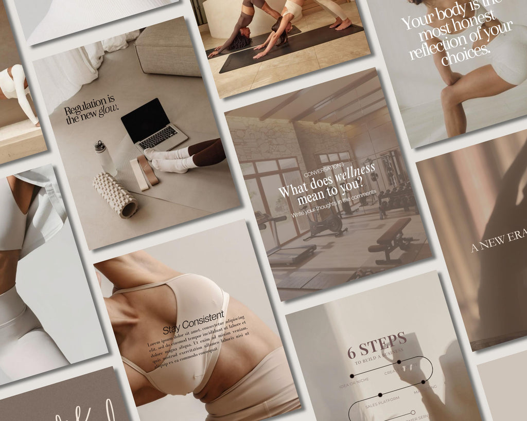 Fitness Instagram Templates | Espresso Edition