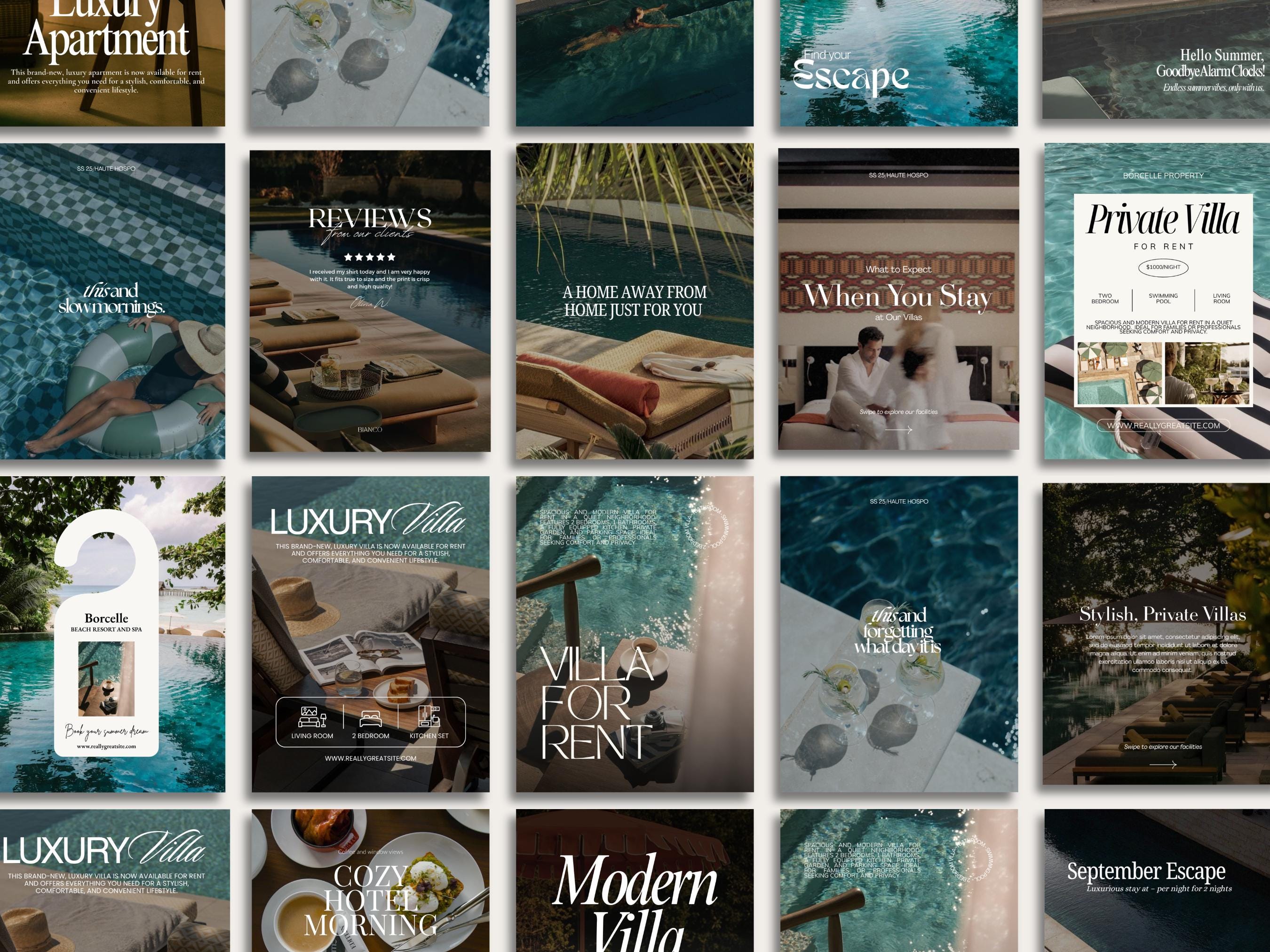 Social Media Posts for Short Term Rental