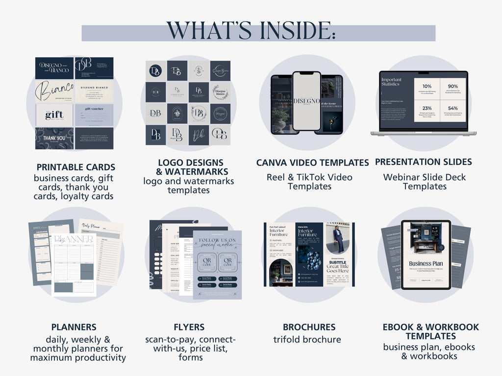 Powder Blue Inspired Branding Kit