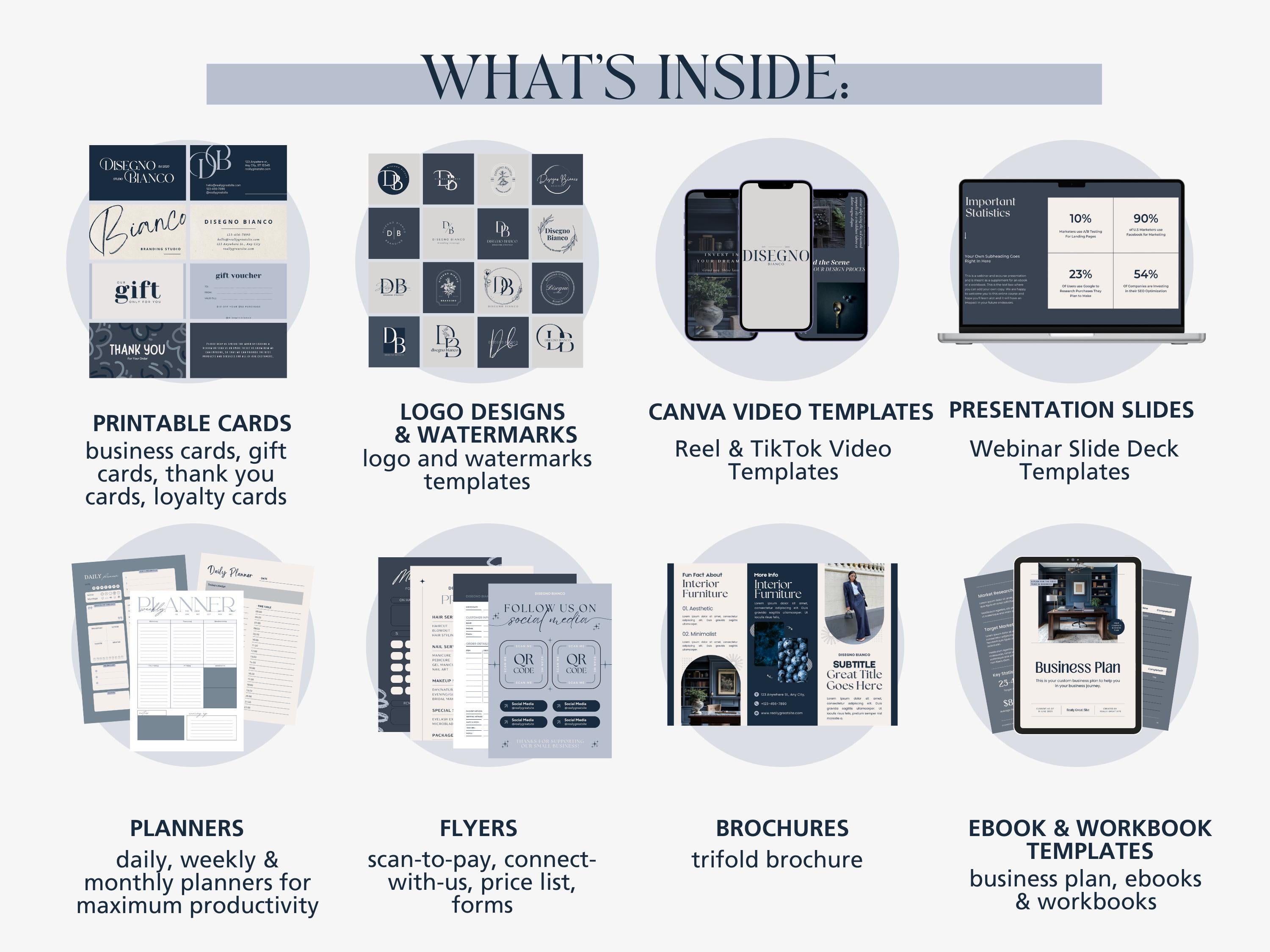 Powder Blue Inspired Branding Kit