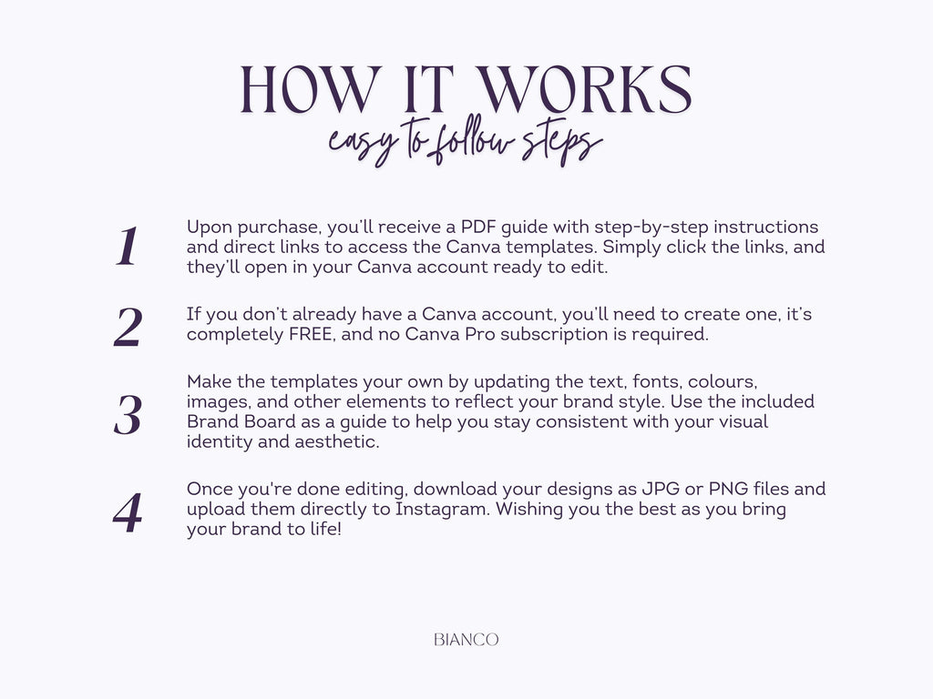 Lavendar Inspired Branding Kit