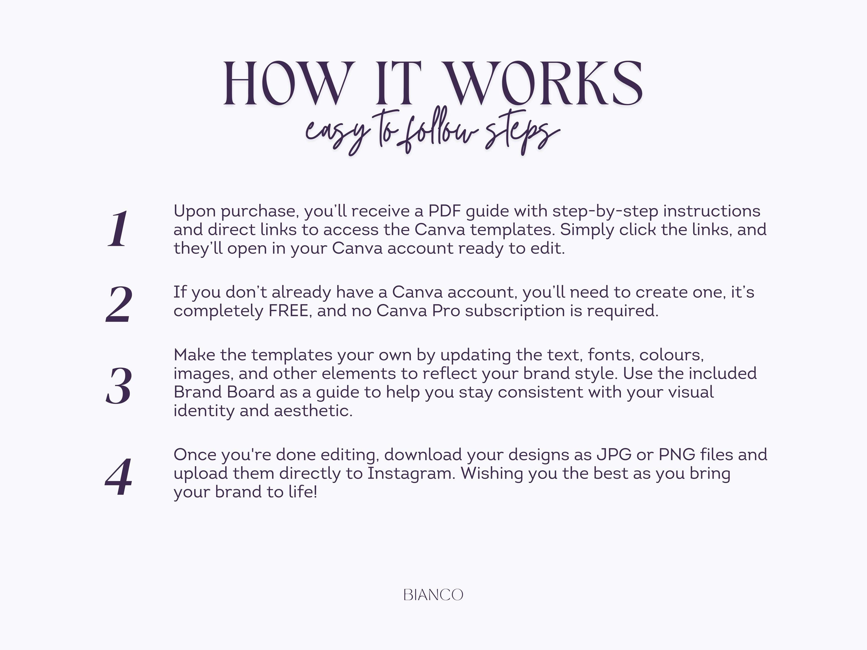 Lavendar Inspired Branding Kit