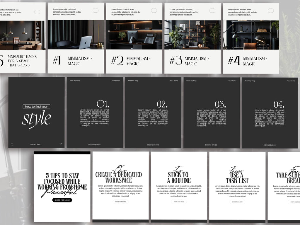 Viral Hook Carousel Templates | 40 Carousels