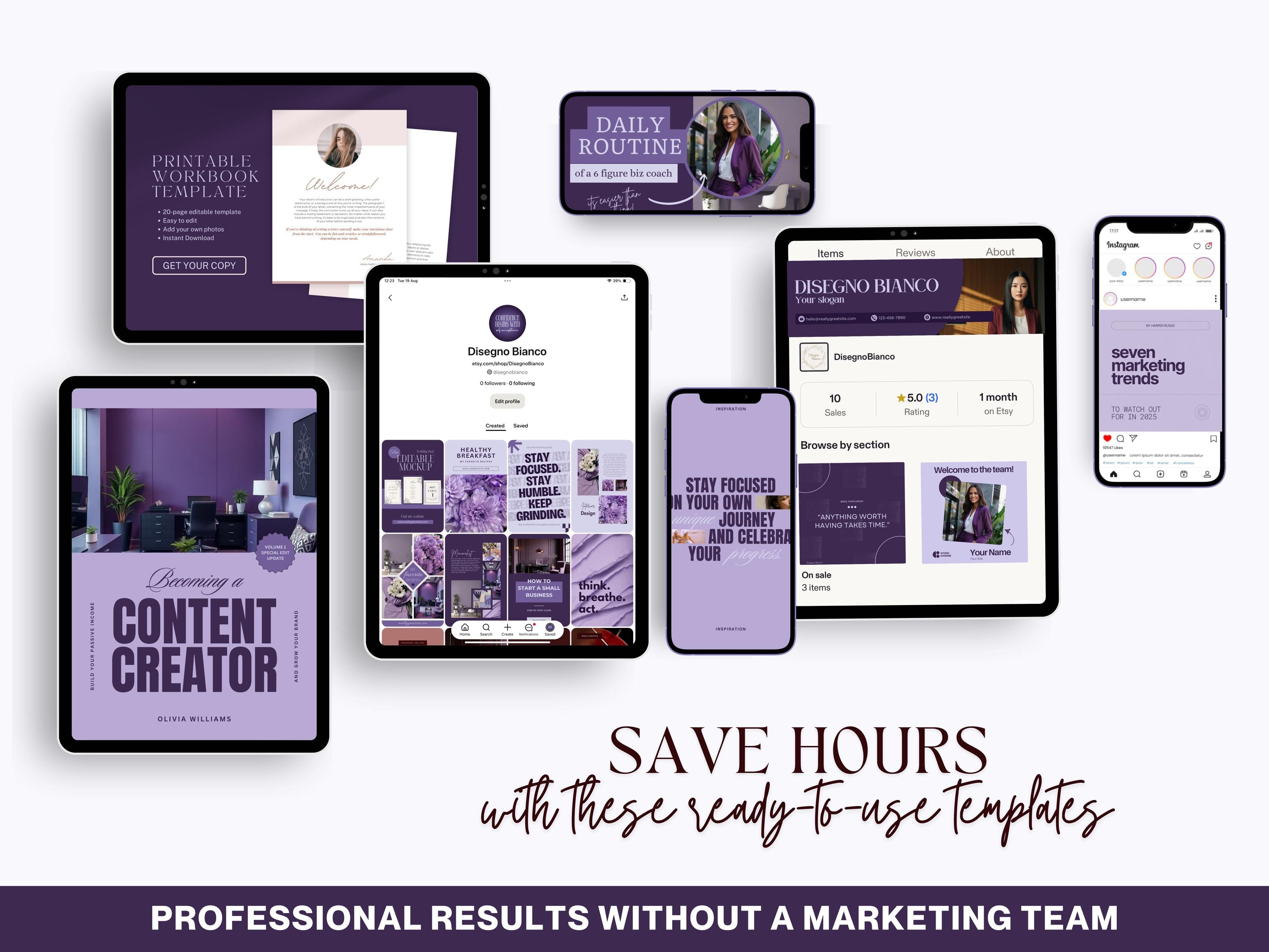 Lavendar Inspired Branding Kit
