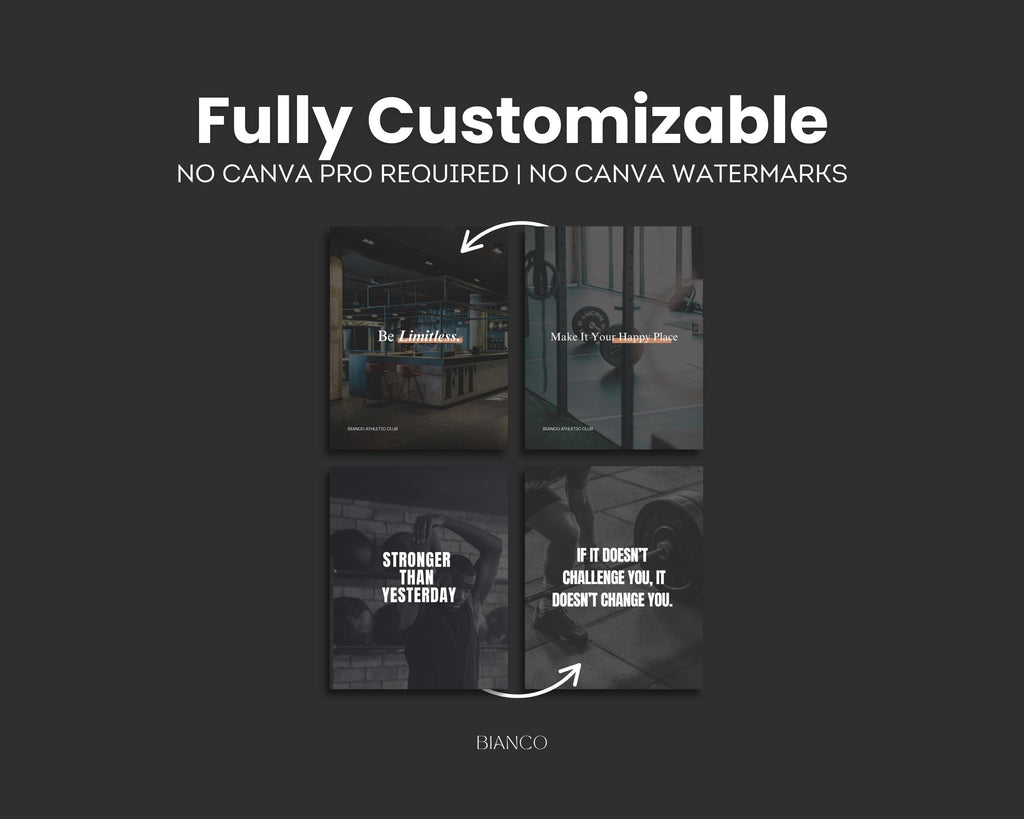 Gym Instagram Post Templates
