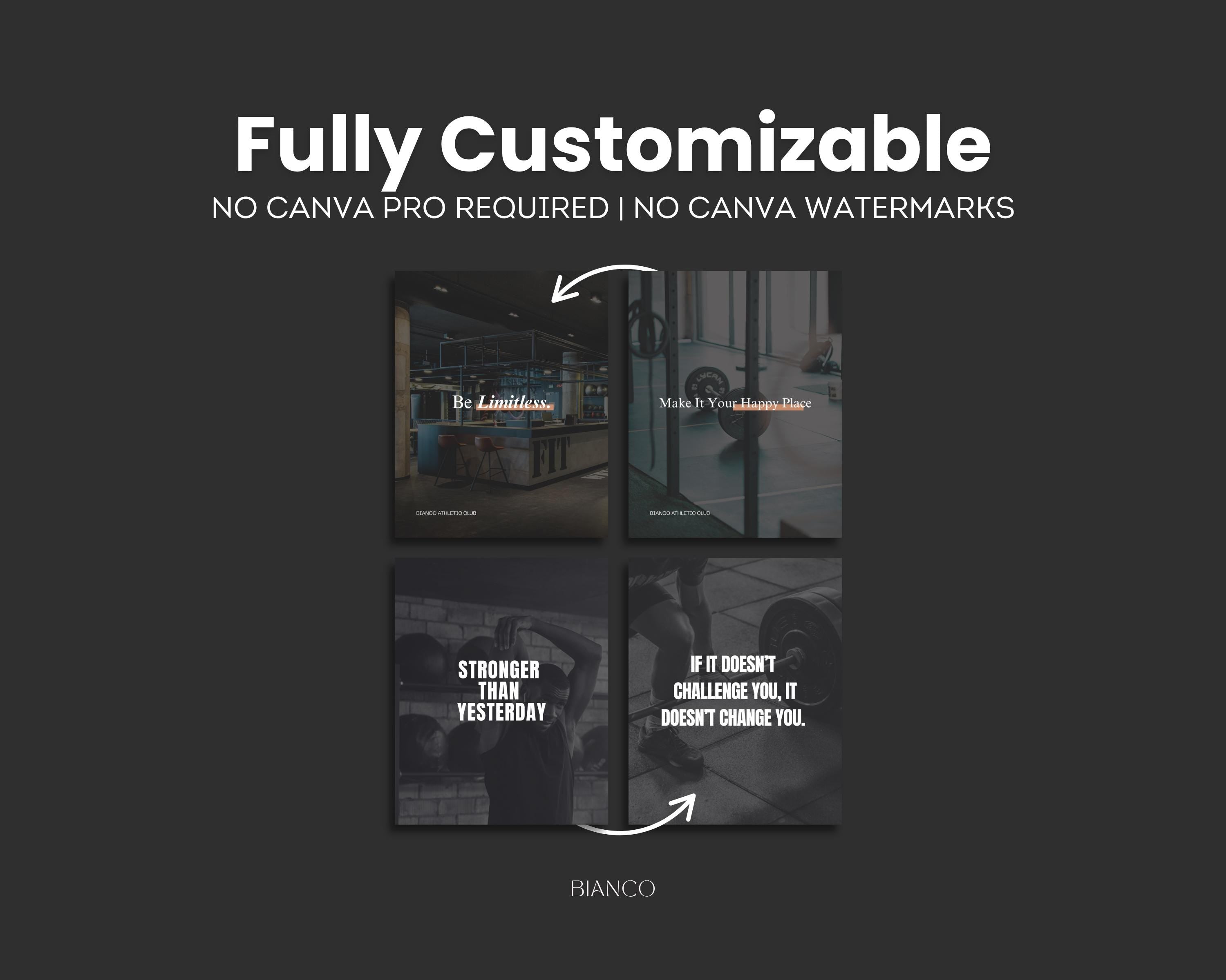 Gym Instagram Post Templates
