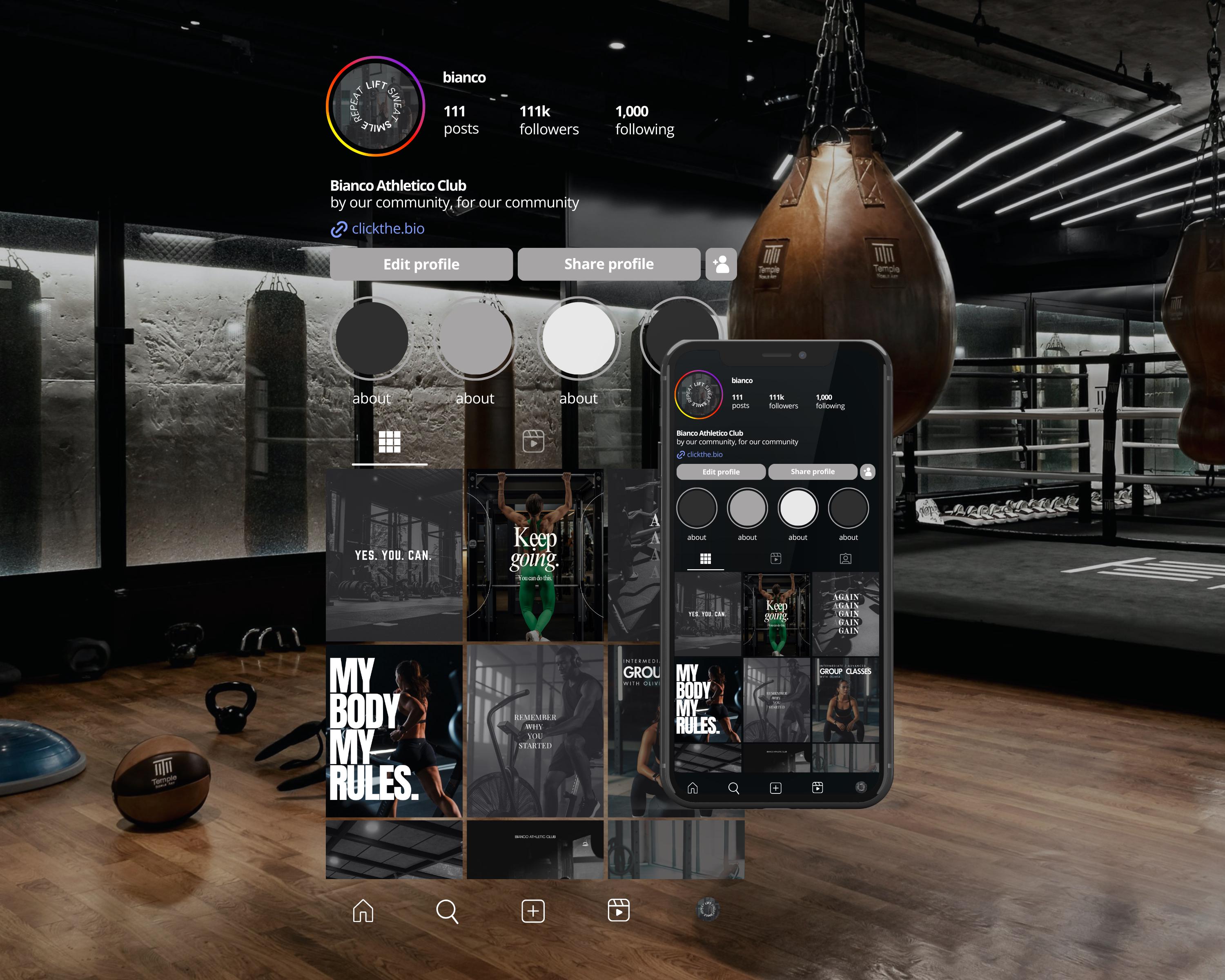 Gym Canva Templates